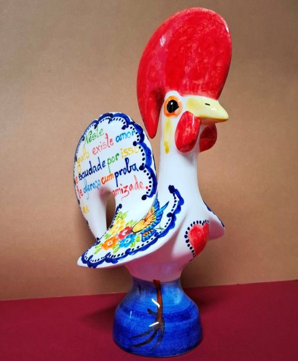 Galo de Barcelos Lenço dos namorados cerâmica 2