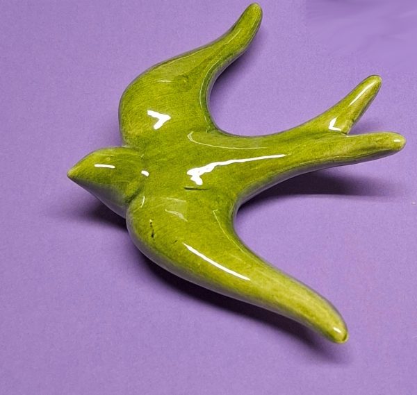andorinha média verde