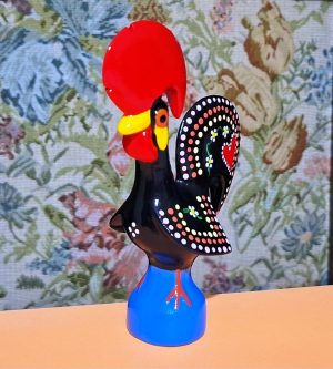 Galo de Barcelos com 12 cms.