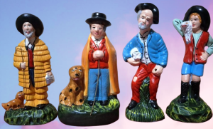 Pastor, pastor Alentejano, Moleiro idoso, rapaz com calções e cordeiro